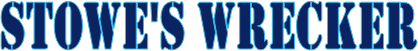 STOWE'S Wrecker